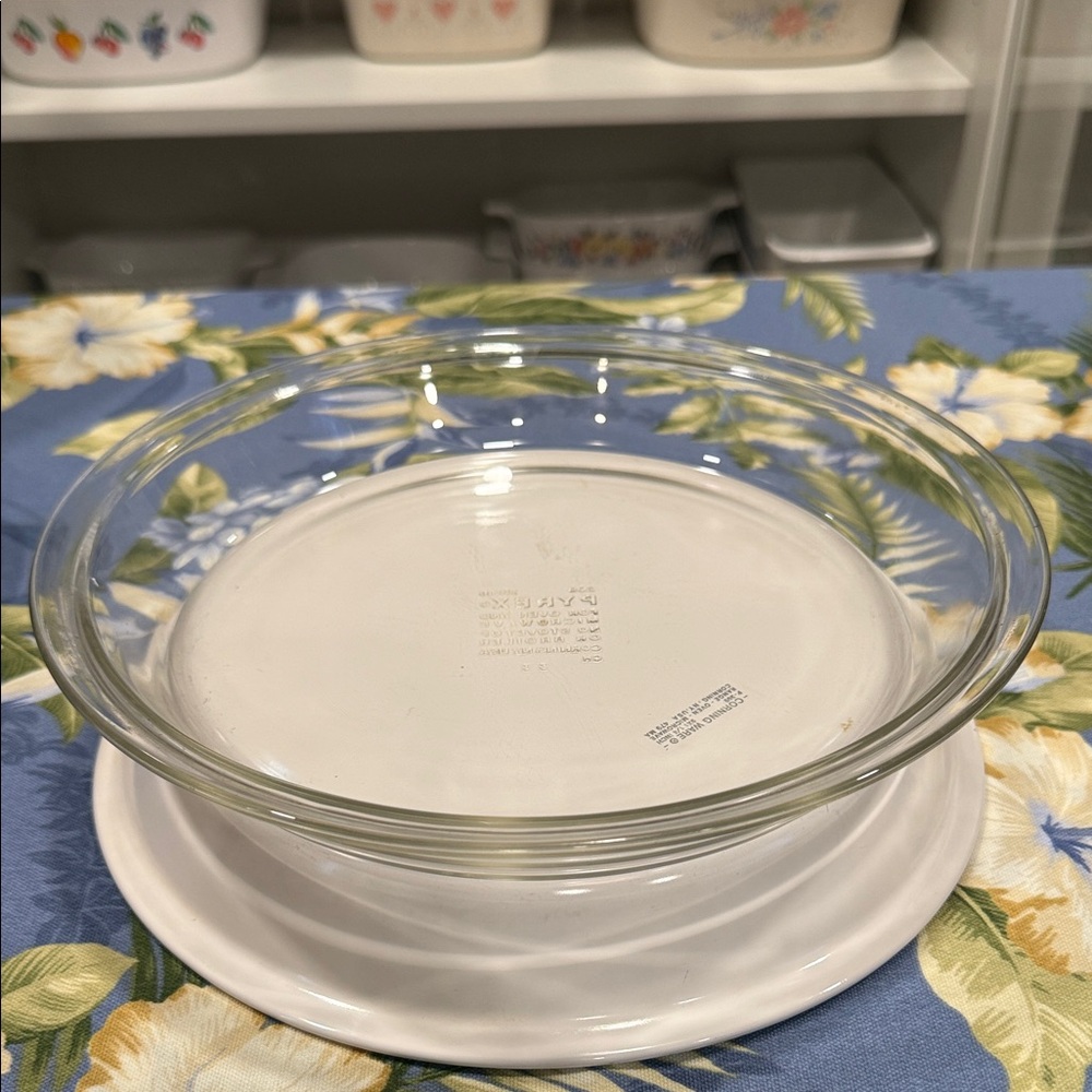 Clear Glass Pyrex Pie Plate 209